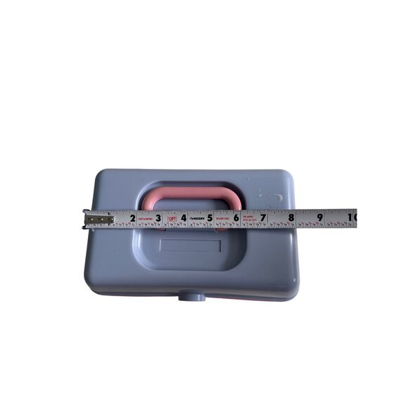 CABOODLES PInk Blue Stay Retro Edition Makeup Cosmetic Travel Case - Picture 3 of 10